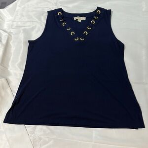 NWT Michael‎ Kors sleeveless top size Large